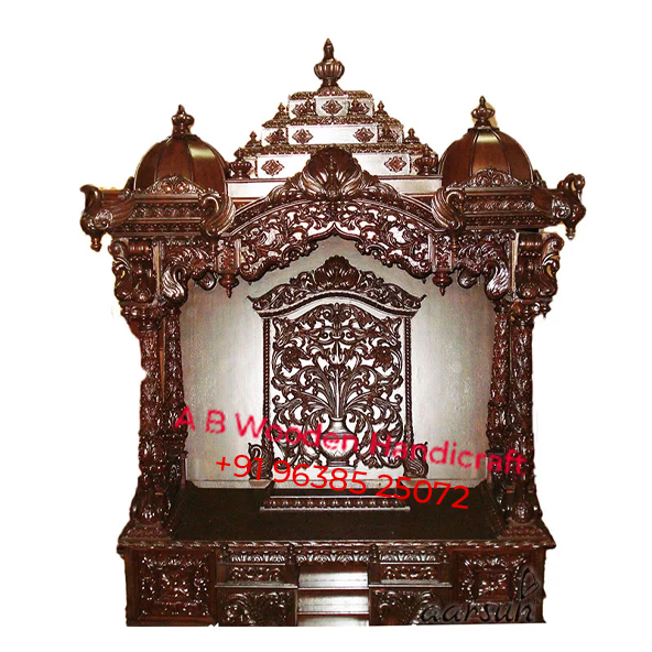 Designer Wooden Temple Mandir For Home