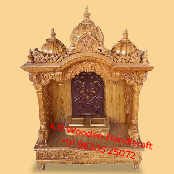 Large Size Designer Sevan Wood Temple